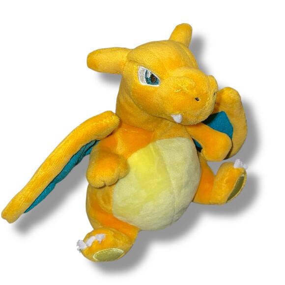 Pokemon Plush Charizard Stuffed Animal Dragon Fire Flying Nursery Bedroom 6" Toy - Picture 4 of 10